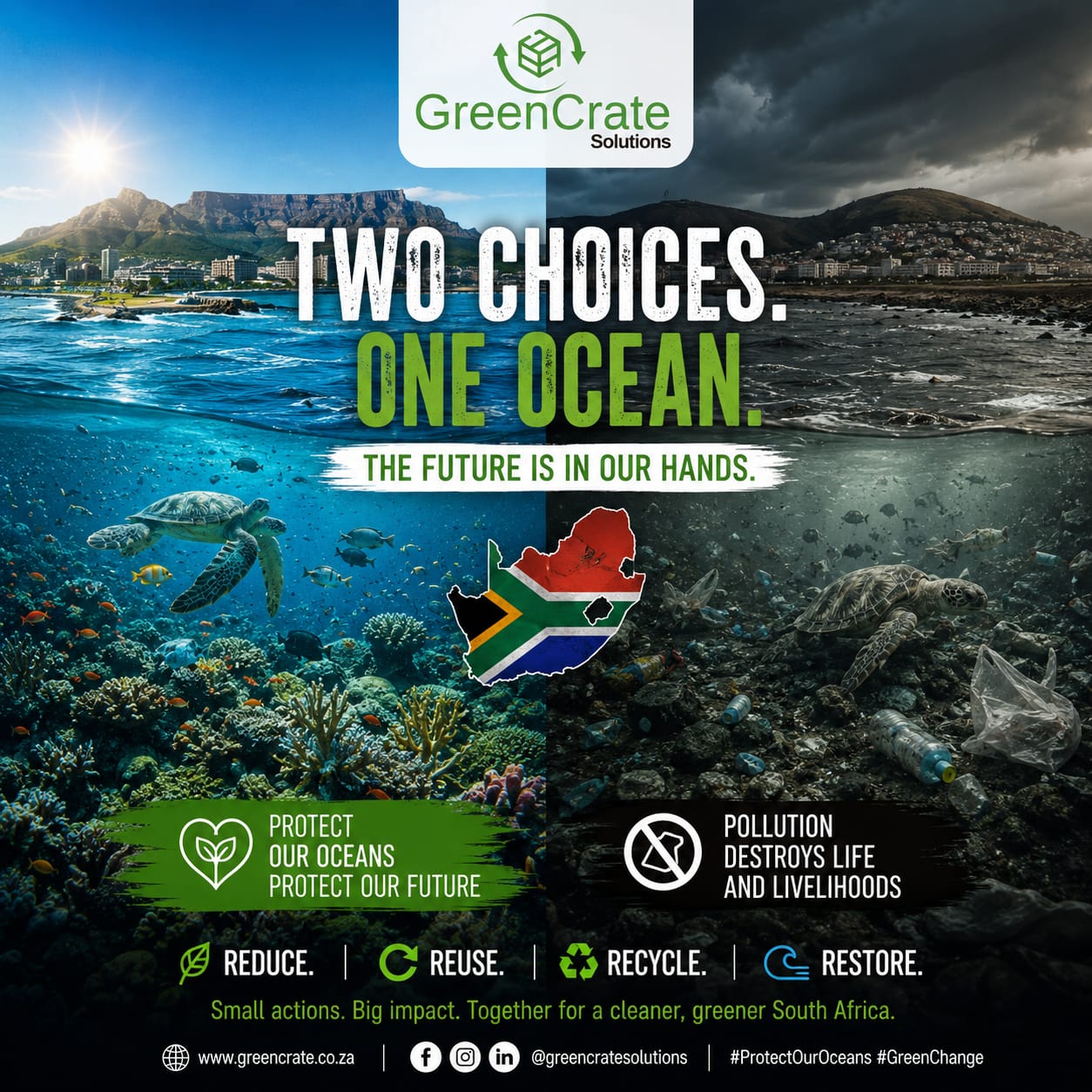 Two Choices. One Ocean.