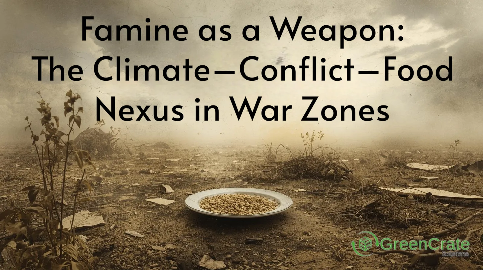 Famine as a Weapon: The Climate–Conflict–Food Nexus in War Zones