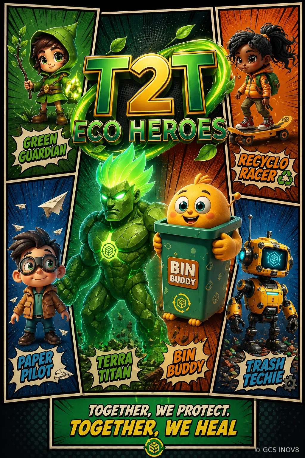 T2T Eco Heroes - Hero Lineup
